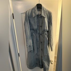 Coach Denim Trench Coat